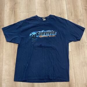 2002 Harley Davidson Survivor Bear Illinois Tee T Shirt size 2XL B19